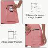 imageWomens Hiking Cargo Skort Skirt High Waisted Golf Dressy Casual with Zipper Pockets Workout Sport Quick Dry SkirtsPeach