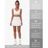 imageWomens Pleated Tennis Skirt  Golf Skorts for Woman High Waisted Lightweight Athletic Pickleball Skorts with PocketsWhite