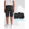 imageYouth Boys Golf Shorts Stretch Lightweight Kids School Uniform Clothes Flat Front Casual Khaki Hybrid Chino Dress ShortBlack