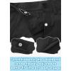 imageYouth Boys Golf Shorts Stretch Lightweight Kids School Uniform Clothes Flat Front Casual Khaki Hybrid Chino Dress ShortBlack