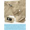 imageYouth Boys Golf Shorts Stretch Lightweight Kids School Uniform Clothes Flat Front Casual Khaki Hybrid Chino Dress ShortKhaki