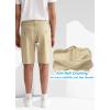 imageYouth Boys Golf Shorts Stretch Lightweight Kids School Uniform Clothes Flat Front Casual Khaki Hybrid Chino Dress ShortKhaki