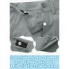 imageYouth Boys Golf Shorts Stretch Lightweight Kids School Uniform Clothes Flat Front Casual Khaki Hybrid Chino Dress ShortLight Grey