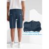 imageYouth Boys Golf Shorts Stretch Lightweight Kids School Uniform Clothes Flat Front Casual Khaki Hybrid Chino Dress ShortNavy