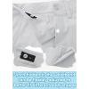 imageYouth Boys Golf Shorts Stretch Lightweight Kids School Uniform Clothes Flat Front Casual Khaki Hybrid Chino Dress ShortWhite