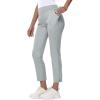 imageWomens Golf Pants Stretch with Zipper Pockets 78 Ankle Petite Slacks for Travel Casual Athletic Yoga Work BusinessLight Grey