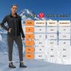 imageWomens Fleece Lined Hiking Joggers Pants Hight Waist Water Resistant Winter Cold Weather Thermal Sweatpant Cargo PocketGrey