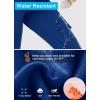 imageWomens Fleece Lined Hiking Joggers Pants Hight Waist Water Resistant Winter Cold Weather Thermal Sweatpant Cargo PocketNavy Blue