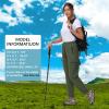 imageWomens Hiking Cargo Pants Quick Dry Lightweight Water Resistant UPF 50 Travel Athletic Pants with Zipper PocketsArmy Green