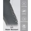 imageWomens Hiking Cargo Pants Quick Dry Lightweight Water Resistant UPF 50 Travel Athletic Pants with Zipper PocketsDark Gray