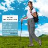 imageWomens Hiking Cargo Pants Quick Dry Lightweight Water Resistant UPF 50 Travel Athletic Pants with Zipper PocketsDark Gray