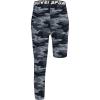 imageYouth Boys One Leg Compression Pants  34 Kids Basketball Tights Girls Football Soccer Leggings Sports Base LayerCamo Grey Left Long