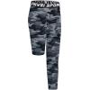 imageYouth Boys One Leg Compression Pants  34 Kids Basketball Tights Girls Football Soccer Leggings Sports Base LayerCamo Grey Left Long