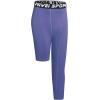 imageYouth Boys One Leg Compression Pants  34 Kids Basketball Tights Girls Football Soccer Leggings Sports Base LayerDark Purple Left Long