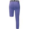 imageYouth Boys One Leg Compression Pants  34 Kids Basketball Tights Girls Football Soccer Leggings Sports Base LayerDark Purple Right Long