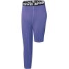 imageYouth Boys One Leg Compression Pants  34 Kids Basketball Tights Girls Football Soccer Leggings Sports Base LayerDark Purple Right Long