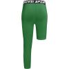 imageYouth Boys One Leg Compression Pants  34 Kids Basketball Tights Girls Football Soccer Leggings Sports Base LayerGreen Left Long
