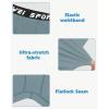 imageYouth Boys One Leg Compression Pants  34 Kids Basketball Tights Girls Football Soccer Leggings Sports Base LayerGrey Right Long