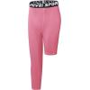 imageYouth Boys One Leg Compression Pants  34 Kids Basketball Tights Girls Football Soccer Leggings Sports Base LayerPink Right Long