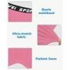 imageYouth Boys One Leg Compression Pants  34 Kids Basketball Tights Girls Football Soccer Leggings Sports Base LayerPink Right Long