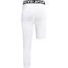 imageYouth Boys One Leg Compression Pants  34 Kids Basketball Tights Girls Football Soccer Leggings Sports Base LayerWhite Left Long