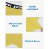 imageYouth Boys One Leg Compression Pants  34 Kids Basketball Tights Girls Football Soccer Leggings Sports Base LayerYellow Left Long