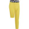 imageYouth Boys One Leg Compression Pants  34 Kids Basketball Tights Girls Football Soccer Leggings Sports Base LayerYellow Left Long