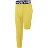 imageYouth Boys One Leg Compression Pants  34 Kids Basketball Tights Girls Football Soccer Leggings Sports Base LayerYellow Right Long
