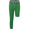 imageYouth Boys One Leg Compression Pants  34 Kids Basketball Tights Girls Football Soccer Leggings Sports Base LayerGreen Right Long