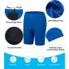 imageBoys Swim Jammers  Youth Competitive Swim Racing Team Swimming Shorts Swimsuit Trunks Bathing Suit Quick Dry UPF 5006royal Navy