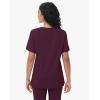 imageScrub Tops Women with 5 Pockets  Soft Stretch VNeck Nurse Shirt Scrubs AntiWrinkle Back Princess Seams Classic FitGrape Purple