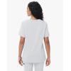 imageScrub Tops Women with 5 Pockets  Soft Stretch VNeck Nurse Shirt Scrubs AntiWrinkle Back Princess Seams Classic FitWhite