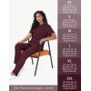 imageScrub Tops Women with 5 Pockets  Soft Stretch VNeck Nurse Shirt Scrubs AntiWrinkle Back Princess Seams Classic FitWine