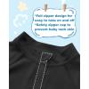 imageToddlers Full Zip Up UV Rash Guard SPF Swim Shirts  Baby Boys Girls Long Sleeve Sun Protection Shirts Quick Dry UPF50Black
