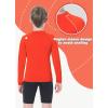imageToddlers Full Zip Up UV Rash Guard SPF Swim Shirts  Baby Boys Girls Long Sleeve Sun Protection Shirts Quick Dry UPF50Long SleeveRed