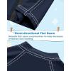imageToddlers Full Zip Up UV Rash Guard SPF Swim Shirts  Baby Boys Girls Long Sleeve Sun Protection Shirts Quick Dry UPF50Navy Blue