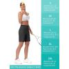 imageWomens 9quot Bermuda Short with Zipper Pockets High Waisted Stretch Pickleball Athletic Workout Running Casual Long ShortBlack