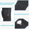 imageWomens Girls Volleyball Knee Pads  Hight Shock Absorbing Soft EVA Knee Brace Protective for Football Dance Yoga BikerBlack