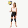 imageWomens Girls Volleyball Knee Pads  Hight Shock Absorbing Soft EVA Knee Brace Protective for Football Dance Yoga BikerBlack