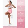 imageWomens Mini Bubble Skirt  High Waisted Puffy Ruffle Tennis Workout Athletic Casual Loose Fit Skorts with PocketsPink
