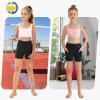 imageYouth Girls 4quot 5quot Volleyball Spandex Shorts  Kid Biker Cheer Dance Yoga Athletic Workout Gymnastics Compression Short2black4 Inch2 Pk