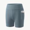 imageYouth Girls 4quot 5quot Volleyball Spandex Shorts  Kid Biker Cheer Dance Yoga Athletic Workout Gymnastics Compression Short6light Grey4 Inch