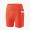 imageYouth Girls 4quot 5quot Volleyball Spandex Shorts  Kid Biker Cheer Dance Yoga Athletic Workout Gymnastics Compression Short7orange4 Inch