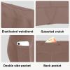 imageYouth Girls 4quot 5quot Volleyball Spandex Shorts  Kid Biker Cheer Dance Yoga Athletic Workout Gymnastics Compression ShortBrown