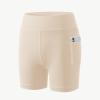 imageYouth Girls 4quot 5quot Volleyball Spandex Shorts  Kid Biker Cheer Dance Yoga Athletic Workout Gymnastics Compression ShortNude