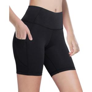imageYouth Girls 4quot 5quot Volleyball Spandex Shorts  Kid Biker Cheer Dance Yoga Athletic Workout Gymnastics Compression Short1black4 Inch