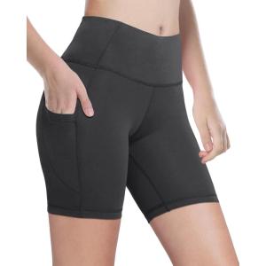 imageYouth Girls 4quot 5quot Volleyball Spandex Shorts  Kid Biker Cheer Dance Yoga Athletic Workout Gymnastics Compression Short4grey4 Inch