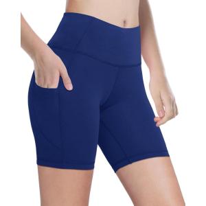 imageYouth Girls 4quot 5quot Volleyball Spandex Shorts  Kid Biker Cheer Dance Yoga Athletic Workout Gymnastics Compression Short5royal Navy4 Inch