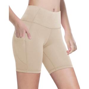 imageYouth Girls 4quot 5quot Volleyball Spandex Shorts  Kid Biker Cheer Dance Yoga Athletic Workout Gymnastics Compression ShortNude
