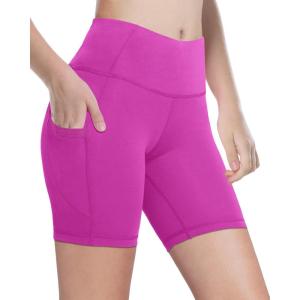 imageYouth Girls 4quot 5quot Volleyball Spandex Shorts  Kid Biker Cheer Dance Yoga Athletic Workout Gymnastics Compression ShortPink